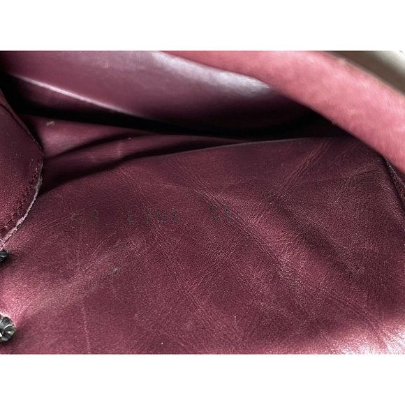 Prada Men's Combat Hiking Boots Lace Up Leather Shoes Brown Size 8.5 - Picture 10 of 10